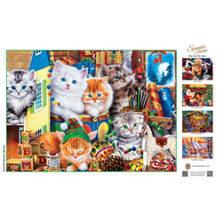 Sparkle & Shine - Whisker Wishes 500 Piece Glitter Jigsaw Puzzle (ONLINE ORDER ONLY)