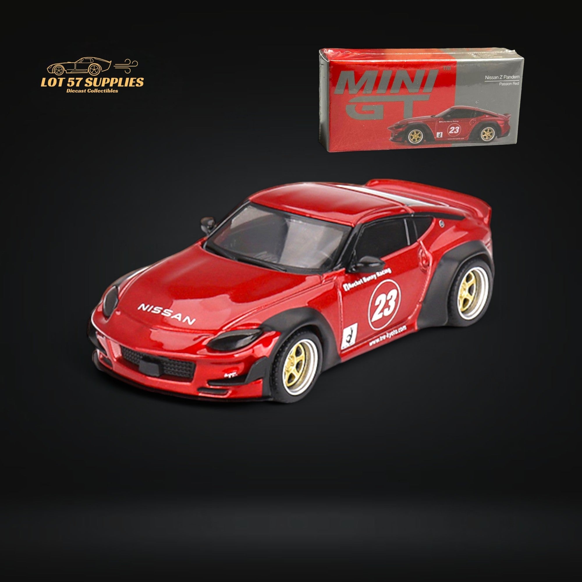 Mini-GT Nissan Z Pandem Passion Red #722 1:64 MGT00722 (ONLINE ORDER ONLY)