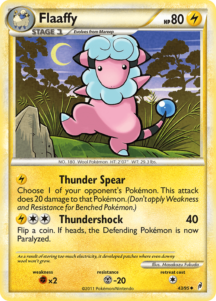Flaaffy (43/95) [HeartGold & SoulSilver: Call of Legends] (Online Only)