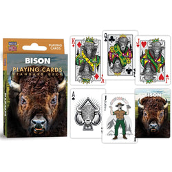 Bison Playing Cards - 54 Card Deck (ONLINE ORDER ONLY)