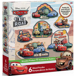 Disney - Cars 6-Pack Wood Shaped Puzzles (ONLINE ORDER ONLY)