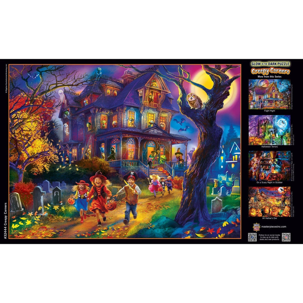 Glow in the Dark - Creepy Corners 300 Piece EZ Grip Jigsaw Puzzle (ONLINE ORDER ONLY)