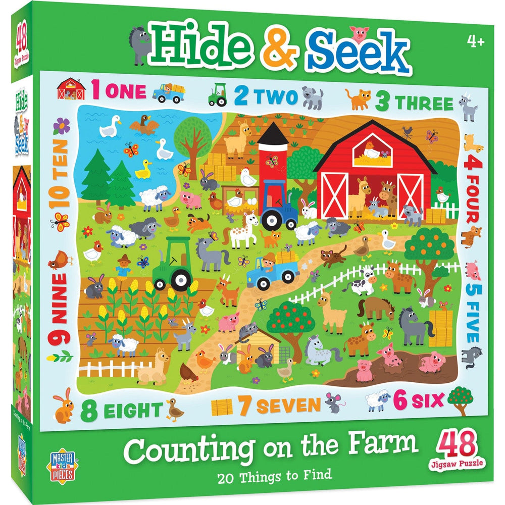 Hide & Seek - Counting on the Farm 48 Piece Jigsaw Puzzle (ONLINE ORDER ONLY)
