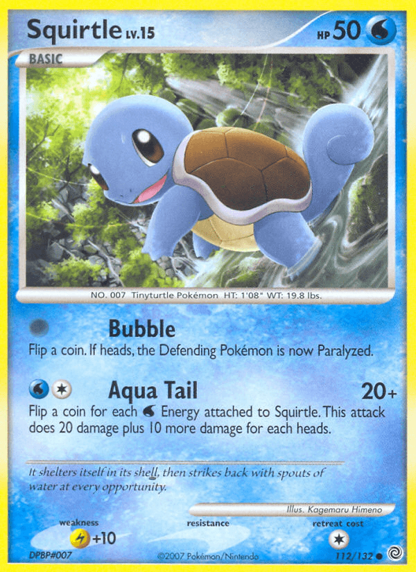 Squirtle (112/132) [Diamond & Pearl: Secret Wonders] (Online Only)