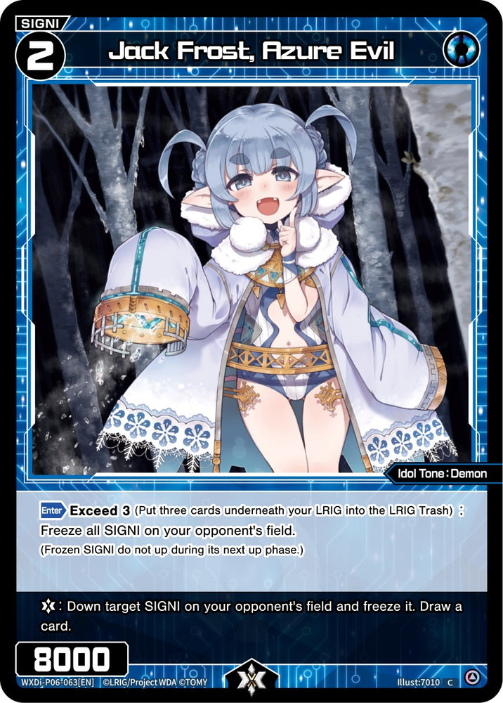 Jack Frost, Azure Evil (WXDi-P06-063[EN]) [Welcome Back Diva: selector]
