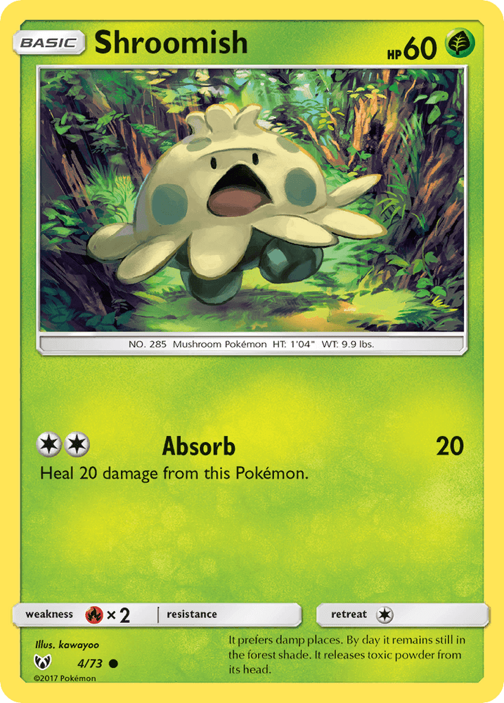 Shroomish (4/73) [Sun & Moon: Shining Legends] (Online Only)