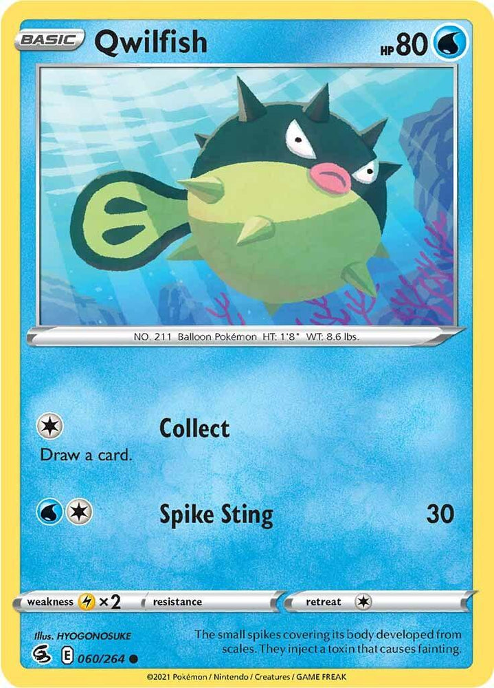 Qwilfish (060/264) [Sword & Shield: Fusion Strike] (Online Only)