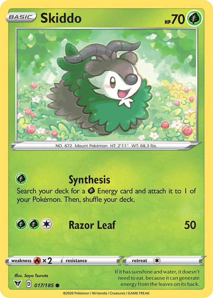 Skiddo (017/185) [Sword & Shield: Vivid Voltage] (Online Only)
