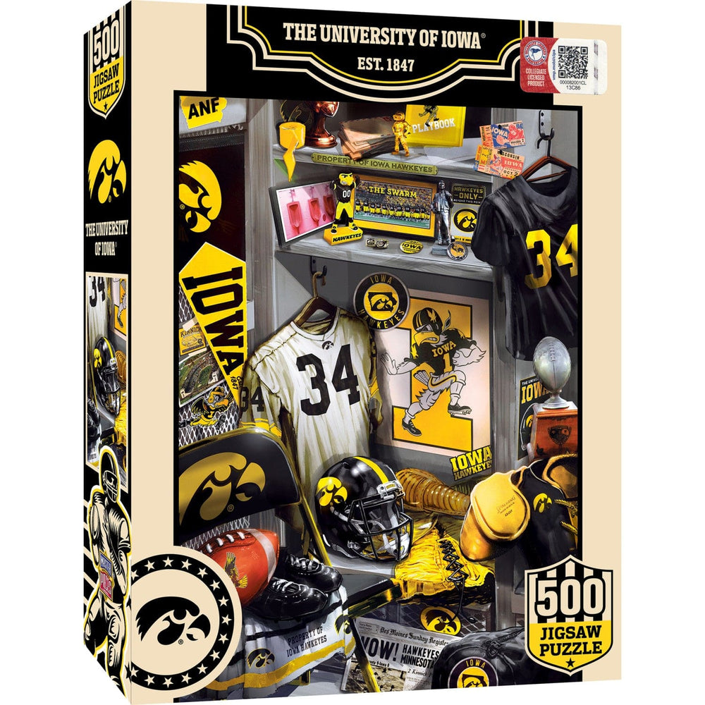 Iowa Hawkeyes - Locker Room 500 Piece Jigsaw Puzzle (ONLINE ORDER ONLY)