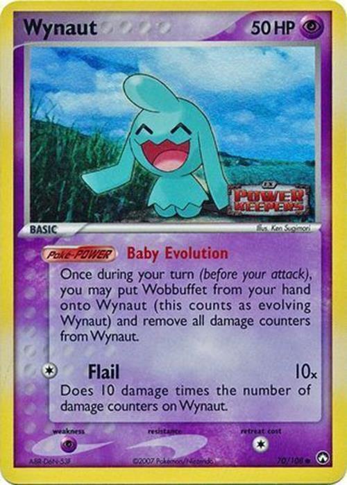 Wynaut (70/108) (Stamped) [EX: Power Keepers] (Online Only)