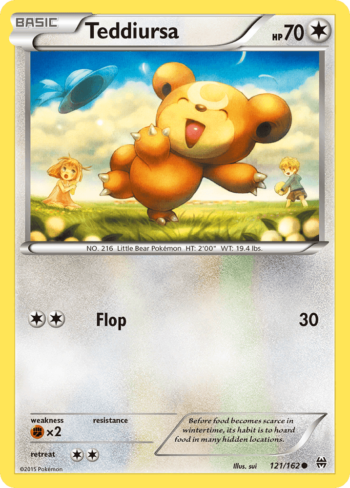 Teddiursa (121/162) [XY: BREAKthrough] (Online Only)