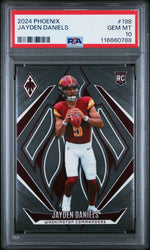 Graded 2024 Panini Phoenix Jayden Daniels #198 Rookie RC Football Card PSA 10 Gem Mint (ONLINE ORDER ONLY)