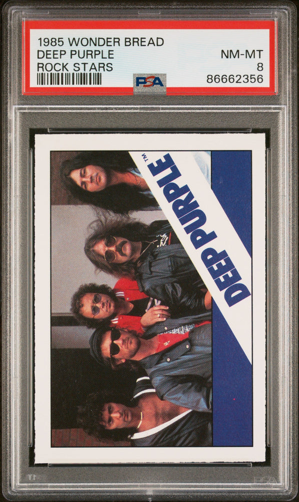 1985 WONDER BREAD ROCK STARS DEEP PURPLE ROCK STARS # - PSA 8 (Online Order Only)