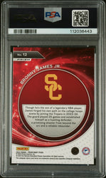 Graded 2024 Panini Prizm Draft Picks Bronny James #12 Student Orientation Silver Prizm Rookie RC Basketball Card PSA 10 Gem Mint (ONLINE ORDER ONLY)