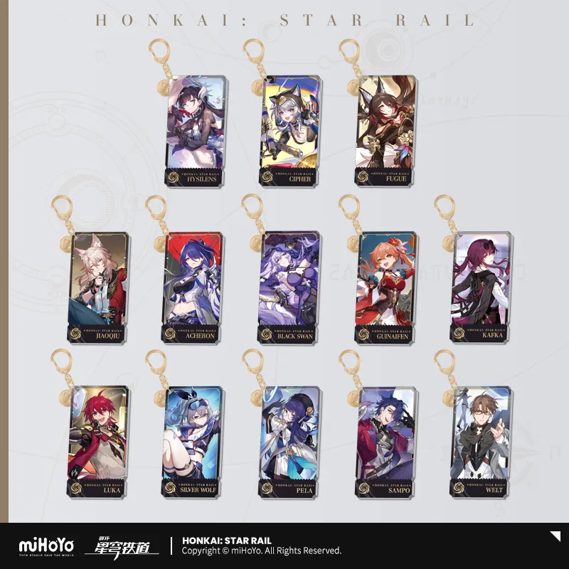 The Nihility Character Warp Artwork Acrylic Keychain (ONLINE ORDER ONLY)