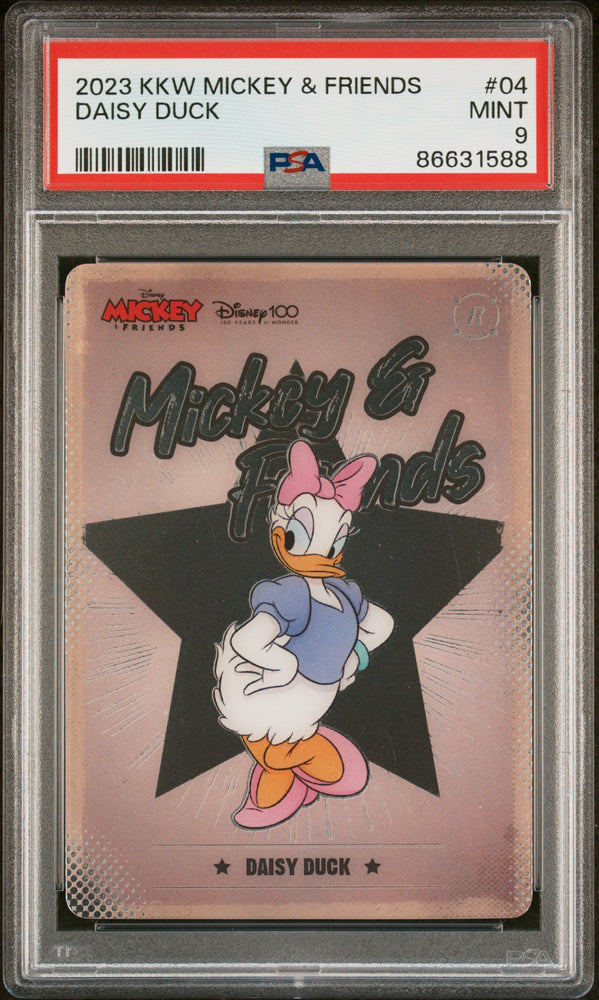2023 KAKAWOW HOTBOX MICKEY & FRIENDS CHEERFUL TIMES DAISY DUCK 4 PSA 9 (Online Order Only)