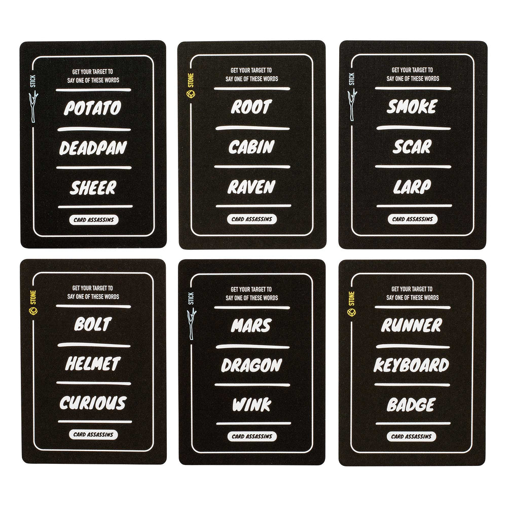 Card Assassins Expansion: Sticks & Stones (Online Order Only)