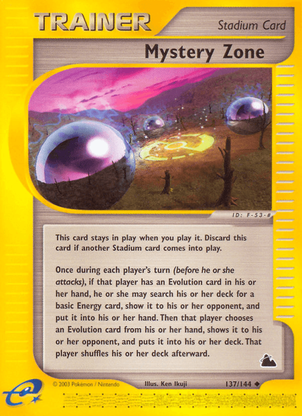 Mystery Zone (137/144) [Skyridge] (Online Only)