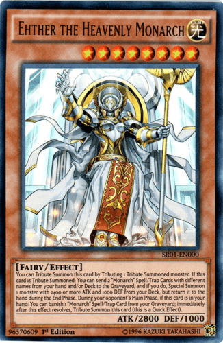 Ehther the Heavenly Monarch [SR01-EN000] Ultra Rare (ONLINE ORDER ONLY)