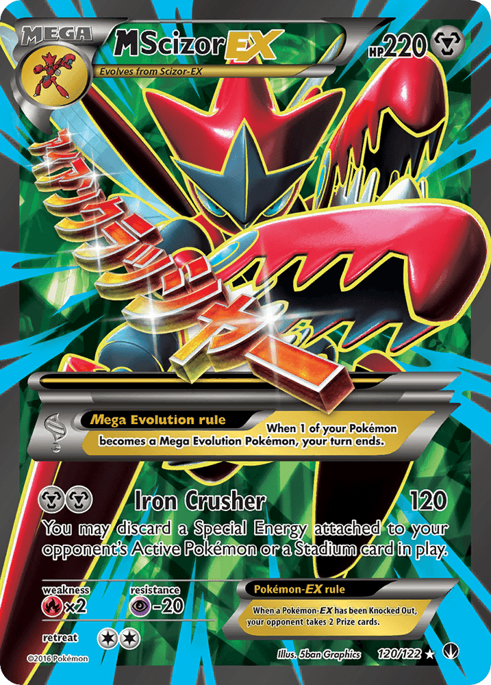 M Scizor EX (120/122) [XY: BREAKpoint] (Online Only)