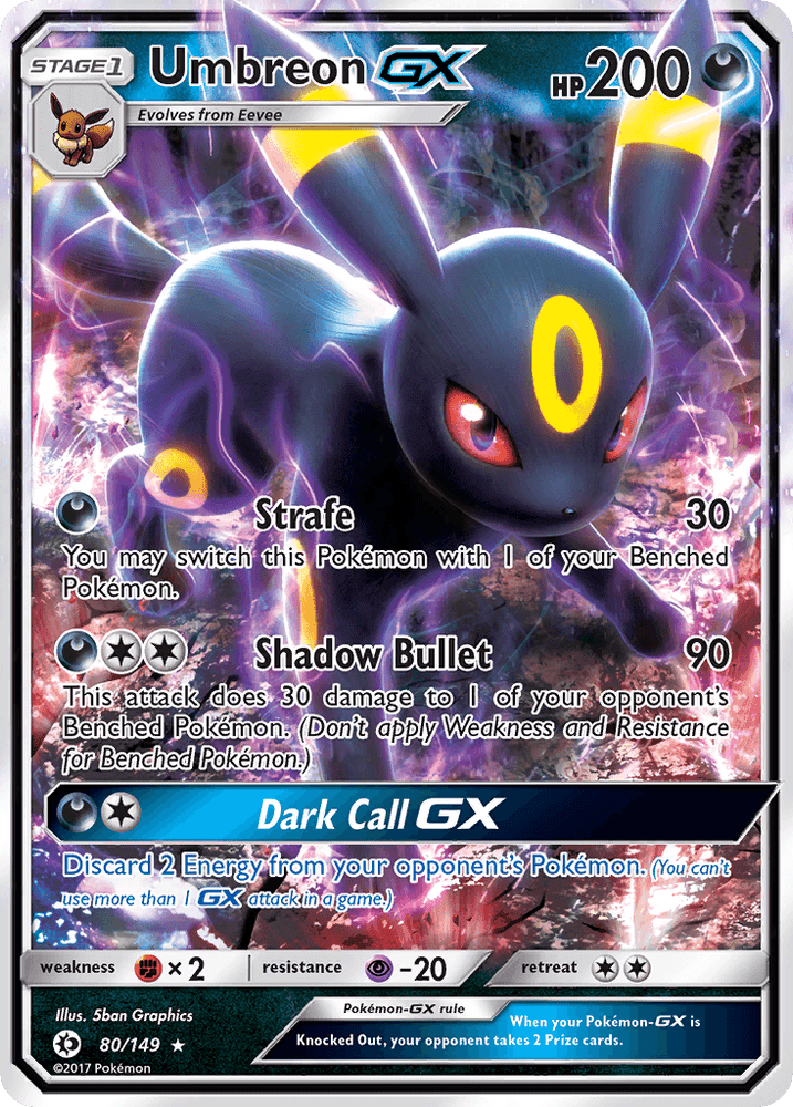 Umbreon GX (80/149) [Sun & Moon: Base Set] (Online Only)
