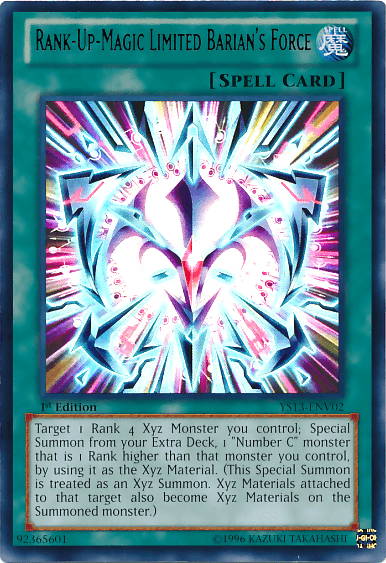 Rank-Up-Magic Limited Barian's Force [YS13-ENV02] Ultra Rare (ONLINE ORDER ONLY)