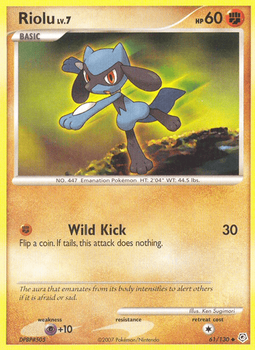 Riolu (61/130) [Diamond & Pearl: Base Set] (Online Only)