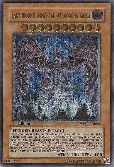 Earthbound Immortal Wiraqocha Rasca [SOVR-EN026] Ultimate Rare (ONLINE ORDER ONLY)