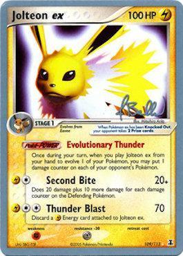 Jolteon ex (109/113) (Eeveelutions - Jimmy Ballard) [World Championships 2006] (Online Only)