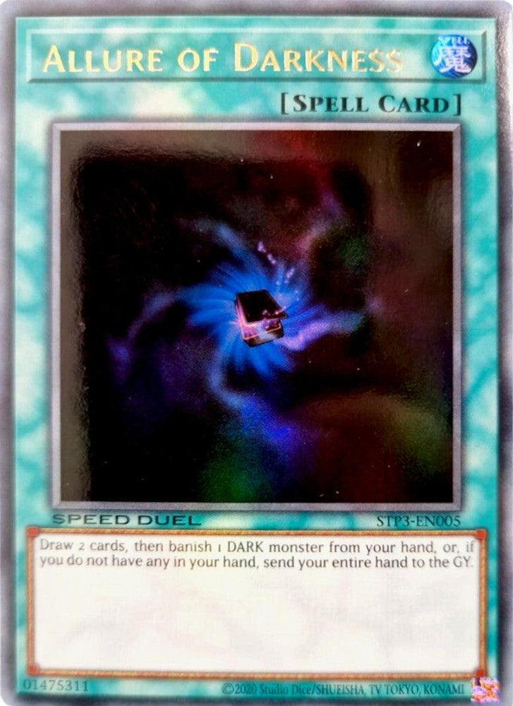 Allure of Darkness [STP3-EN005] Ultra Rare (ONLINE ORDER ONLY)