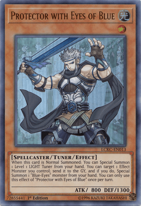 Protector with Eyes of Blue [LCKC-EN013] Ultra Rare (ONLINE ORDER ONLY)