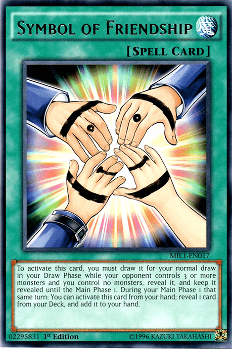 Symbol of Friendship [MIL1-EN017] Rare (ONLINE ORDER ONLY)