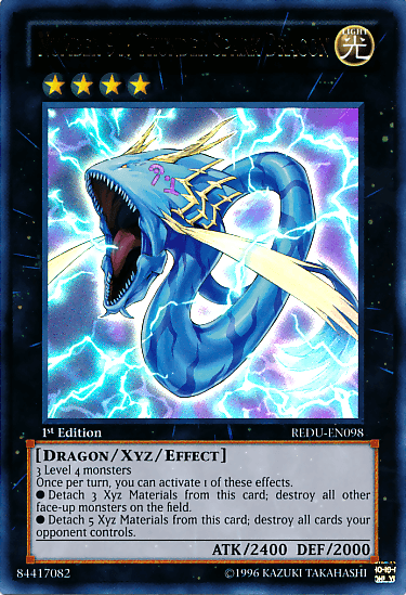 Number 91: Thunder Spark Dragon [REDU-EN098] Ultra Rare (ONLINE ORDER ONLY)