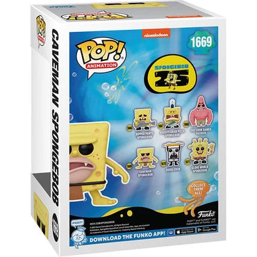 SpongeBob SquarePants 25th Anniversary Caveman SpongeBob Funko Pop! Vinyl Figure #1669 (ONLINE ORDER ONLY)