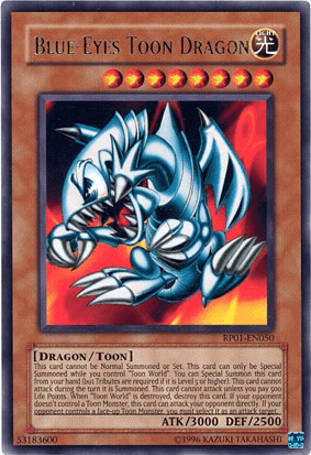 Blue-Eyes Toon Dragon [RP01-EN050] Rare (ONLINE ORDER ONLY)