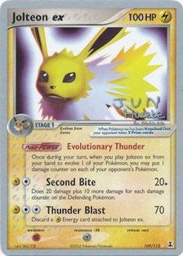 Jolteon ex (109/113) (Flyvees - Jun Hasebe) [World Championships 2007] (Online Only)
