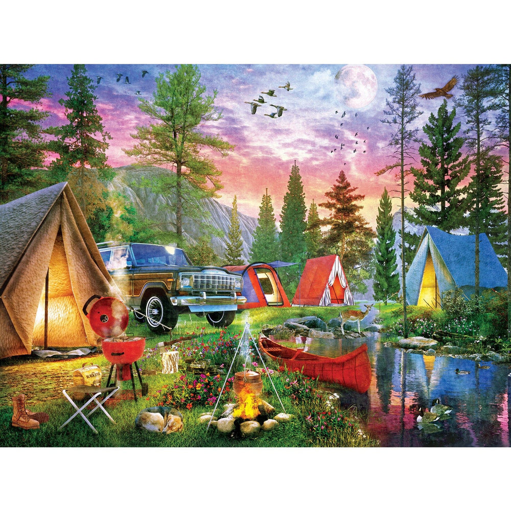 Campside - Moonlight Camping 300 Piece EZ Grip Jigsaw Puzzle (ONLINE ORDER ONLY)
