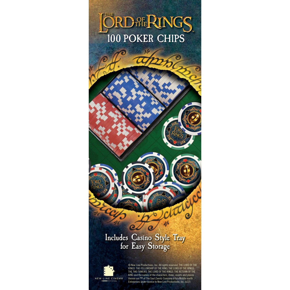 Lord of The Rings 100 Piece Poker Chips (ONLINE ORDER ONLY)