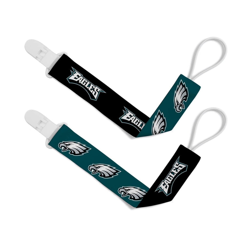 Philadelphia Eagles - Pacifier Clip 2-Pack (ONLINE ORDER ONLY)