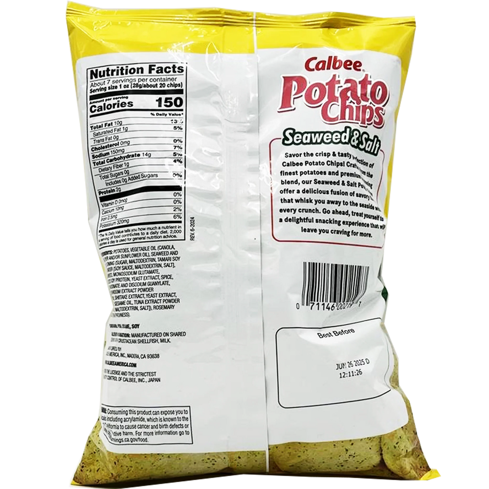 Calbee 7oz Share Size Chips (ONLINE ORDER ONLY)