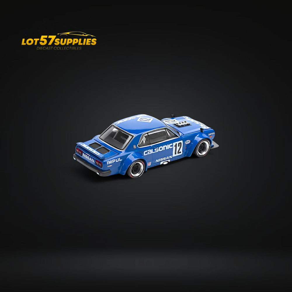 (Pre-Order) PopRace Skyline GT-R V8 Drift (Hakosuka) - Calsonic Blue 1:64 (ONLINE ORDER ONLY)