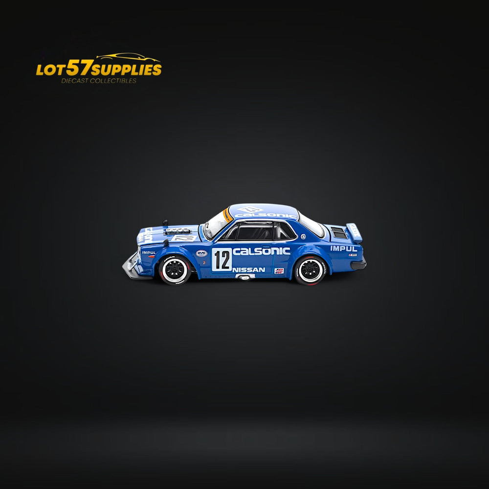 (Pre-Order) PopRace Skyline GT-R V8 Drift (Hakosuka) - Calsonic Blue 1:64 (ONLINE ORDER ONLY)