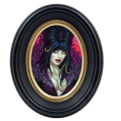 Cameo Creeps Tiny Monster Paintings - Elvira Mistress of the dark (Online Order Only)