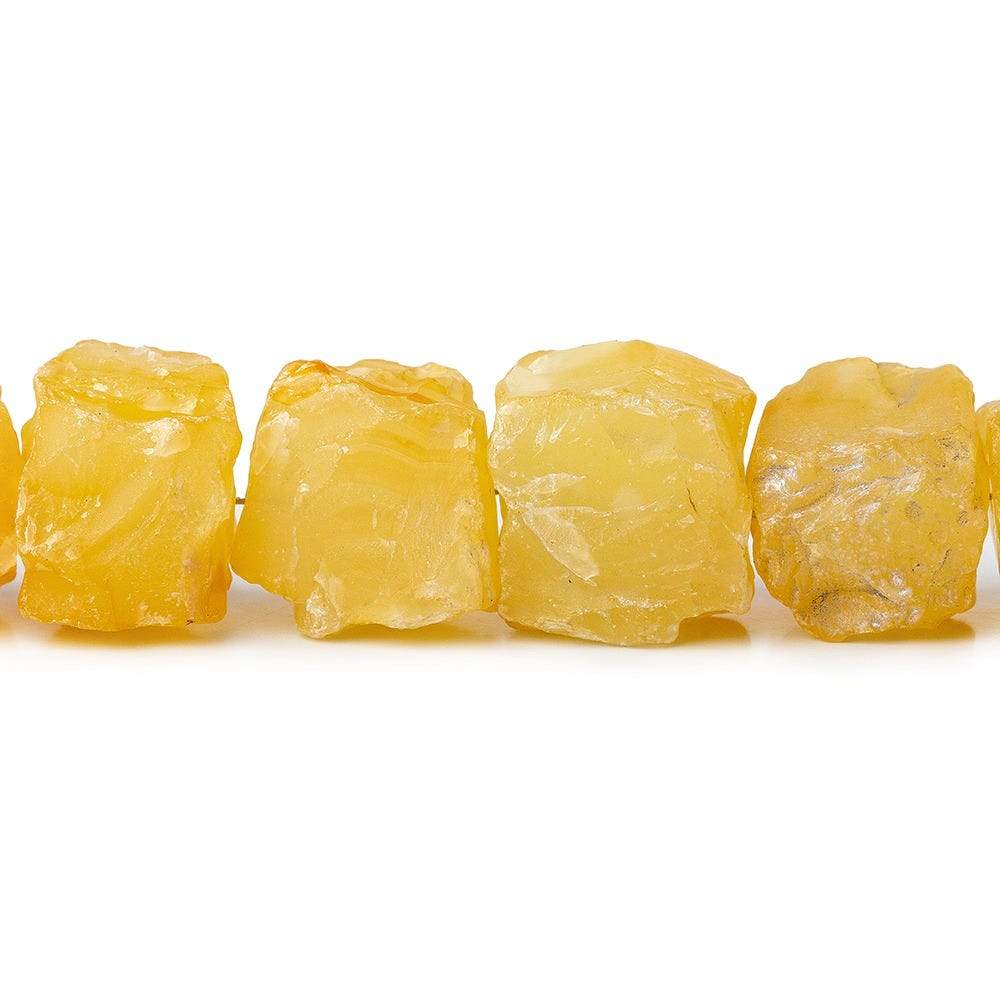 Cantalope Orange Agate Hammer Faceted Cube Beads 8 inch 15 pieces (ONLINE ORDER ONLY)