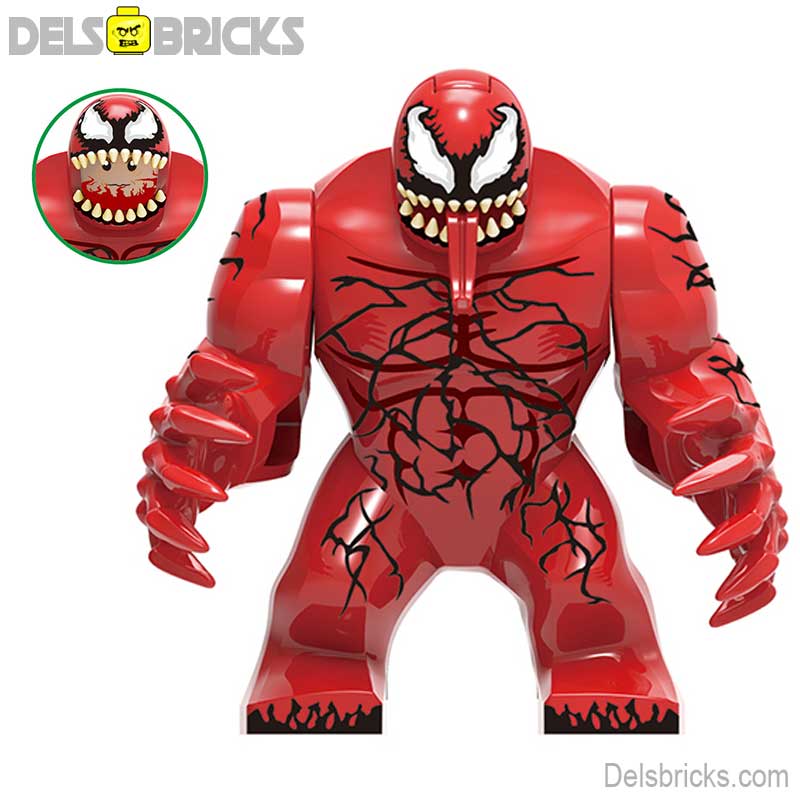 Carnage from Spider-Man Venom Big Figure Lego Minifigures Custom Toys 1 (ONLINE ORDER ONLY)