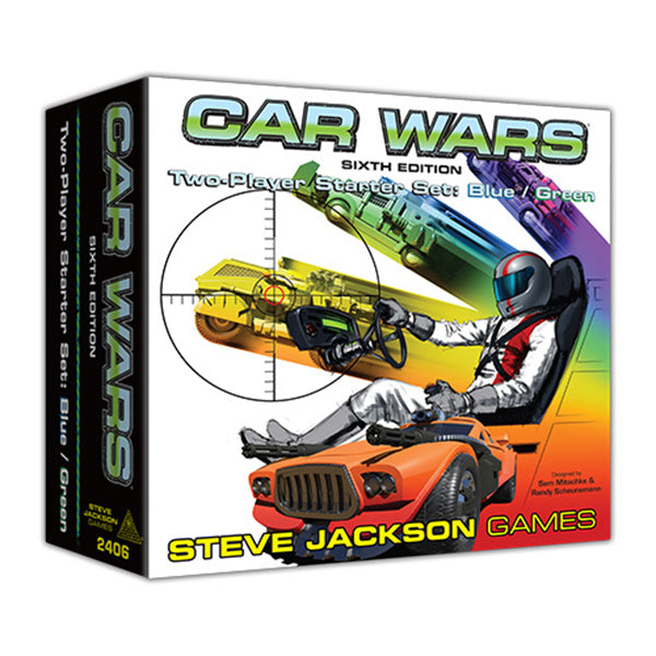 Car Wars: 2 Player Starter Set Blue/Green (ONLINE ORDER ONLY)