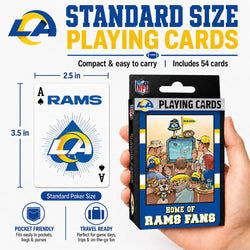 Los Angeles Rams Fan Deck Playing Cards - 54 Card Deck