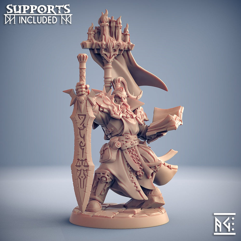 3D Printed Artisan Guild Lord Commander Casymir The Requien Brotherhood 28mm 32mm (Online Only)