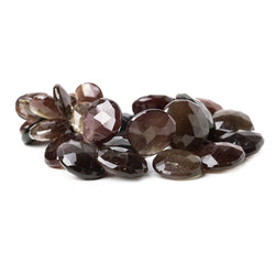 Cat's Eye Scapolite Faceted Heart Briolette Beads, 7 inch, 9x9x4-18x18x8mm, 39 pieces (ONLINE ORDER ONLY)