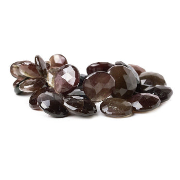 Cat's Eye Scapolite Faceted Heart Briolette Beads, 7 inch, 9x9x4-18x18x8mm, 39 pieces (ONLINE ORDER ONLY)